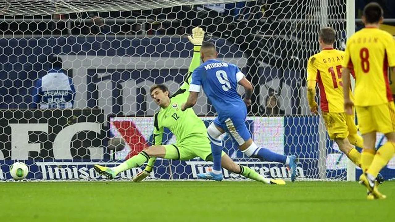 ROMÂNIA - GRECIA, scor 1-1 în returul barajului. 