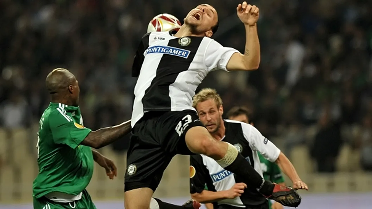 Panathinaikos Atena - Sturm Graz, scor 1-0, în grupa F a Ligii Europa