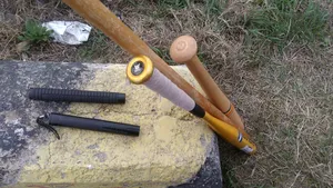 Autocar cu suporteri Poli Timişoara în drum spre meci, verificat de poliţişti. Au fost găsite bâte, bricege şi proteze dentare pentru box