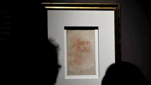 Autoportretul lui Leonardo da Vinci, expus din nou în public