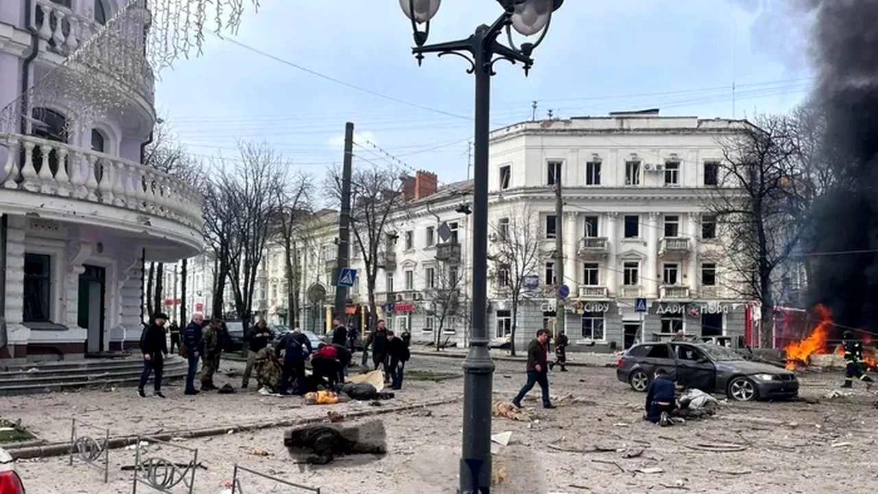 Trei morți și 25 de răniți în urma unui atac rusesc asupra orașului Sumî