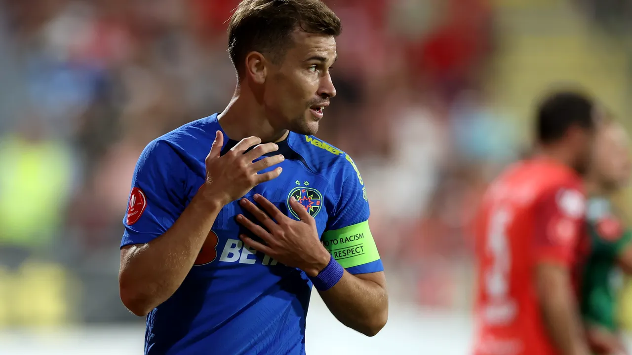 Olaru marchează un hat-trick şi o duce pe FCSB la 11 puncte avans în fruntea Superligii
