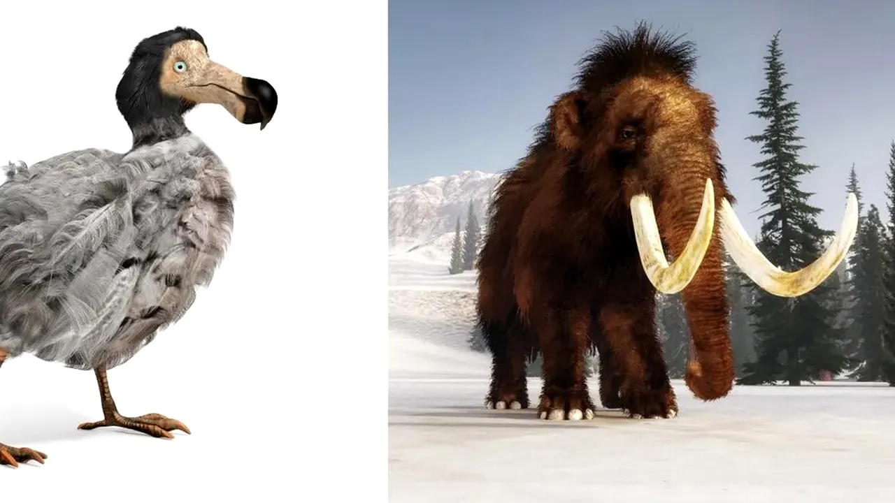 Inginerie genetică. Mamutul, pasărea Dodo şi tigrul tasmanian ar putea să reapară pe planetă