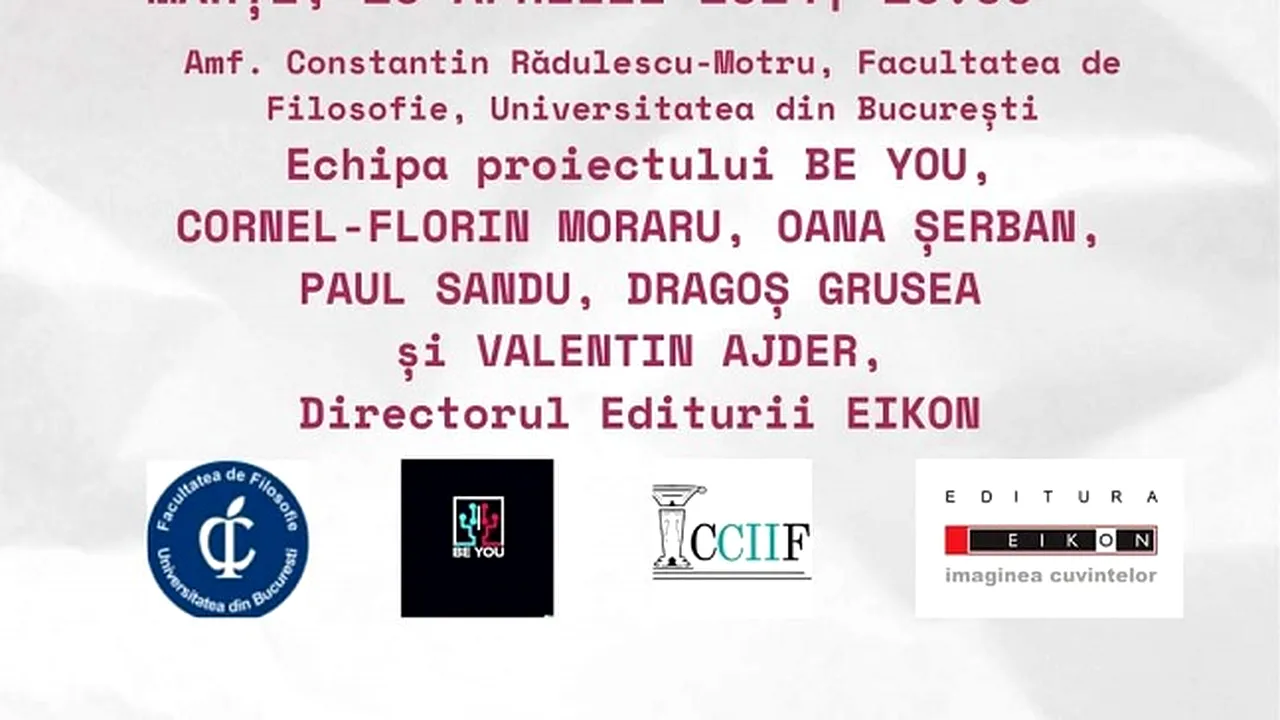 Lansare de carte: Volumul „Existenţa digitală. Studii de filosofie a virtualităţii”