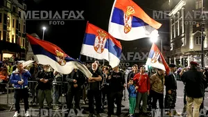 Elevii din Serbia protestează în tăcere împotriva corupției