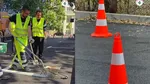 Infrastructură S5. Primăria Sector 5 preia parcările albastre de pe strada Mihail Cioran pentru rezidenții sectorului / Infrastructură S5 a refăcut trotuarele și a asfaltat strada, urmând amenajarea locurilor de parcare (P)