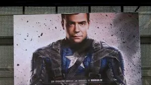 Dmitri Medvedev, prezentat drept Captain America pe afişe din Moscova