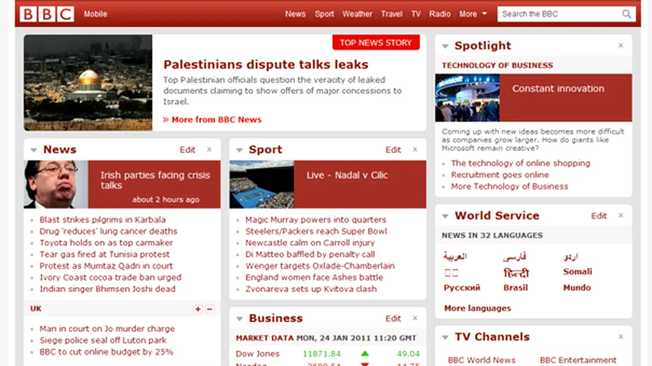 BBC disponibilizează un sfert din angajaţii de pe online