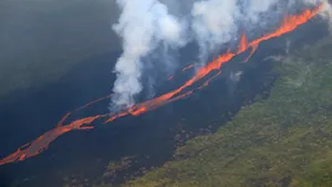 Erupţia unui vulcan pune în pericol fauna insulelor Galapagos - GALERIE FOTO
