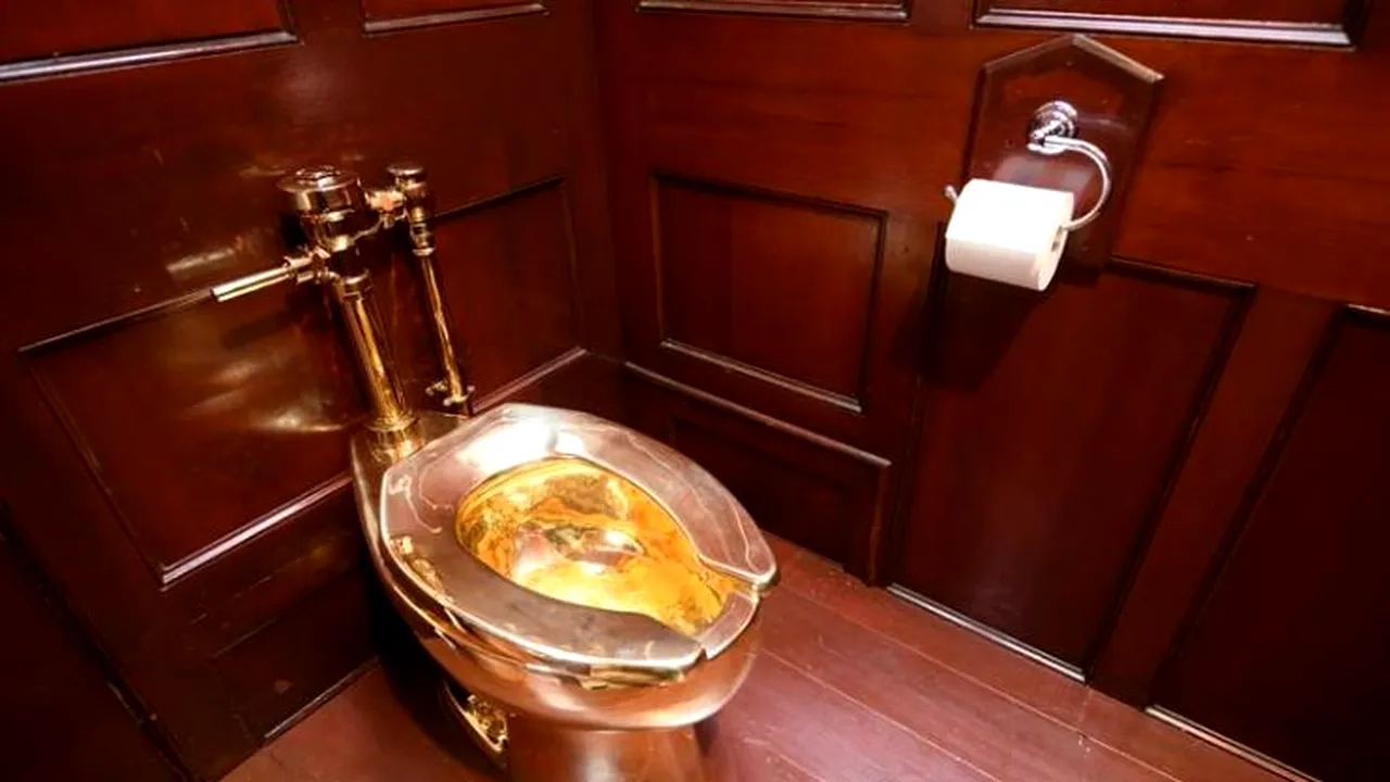 Jaf spectaculos chiar în locul unde s-a născut Winston Churchill. Un vas de toaletă din aur, evaluat la 1 milion de lire sterline, a fost furat | VIDEO