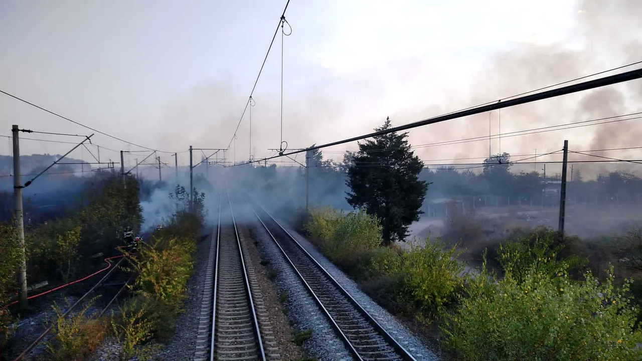 Traficul feroviar a fost reluat între Buftea şi Chitila