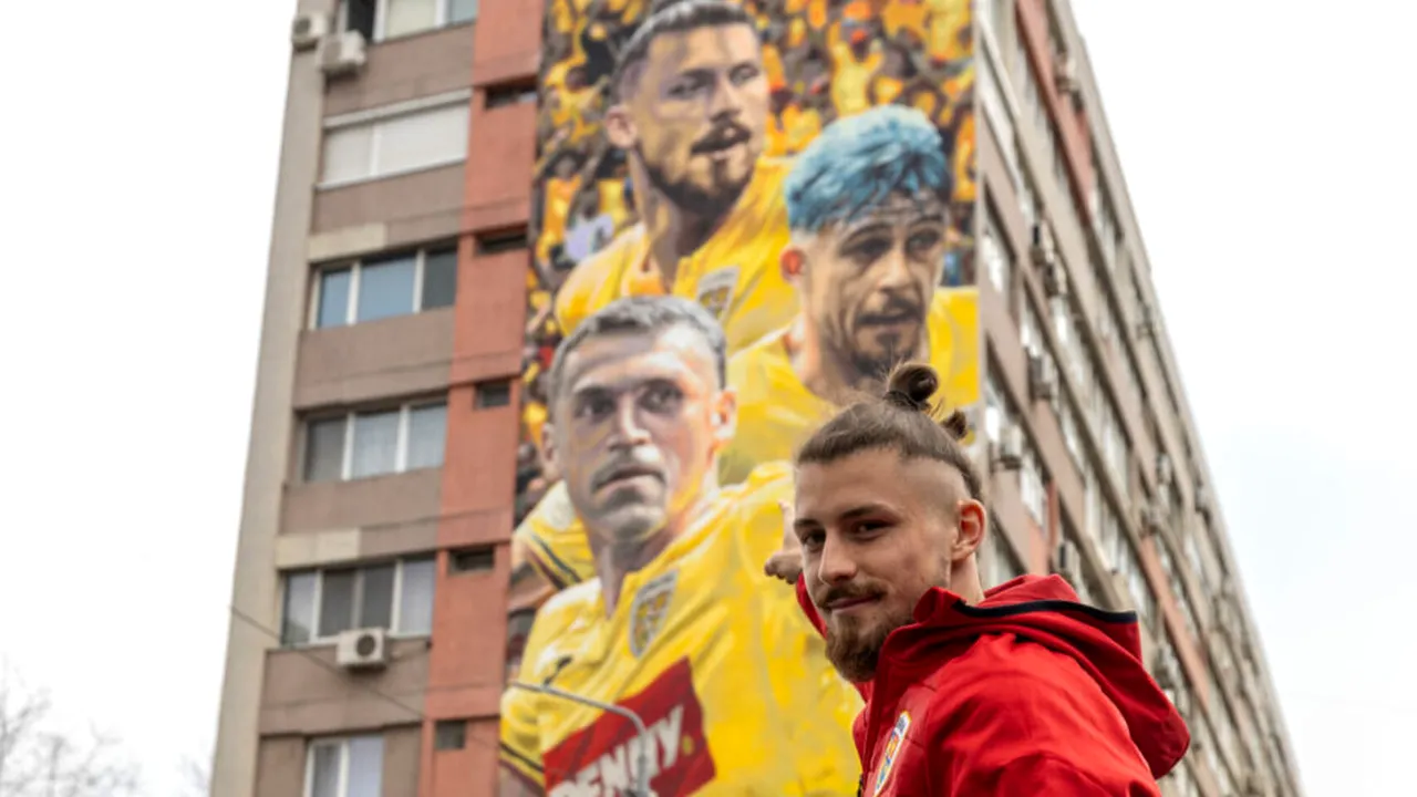 PENNY și Federația Română de Fotbal aduc culoare lângă Arena Națională: primul mural dedicat echipei naționale de fotbal a României