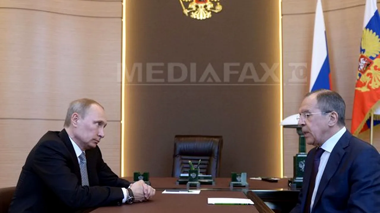 FT: UE va aplica sanţiuni directe lui Putin şi ministrului său de externe, Serghei Lavrov