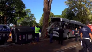VIDEO | Accident grav la Roma. Zeci de răniţi după ce un autobuz s-a izbit de un copac