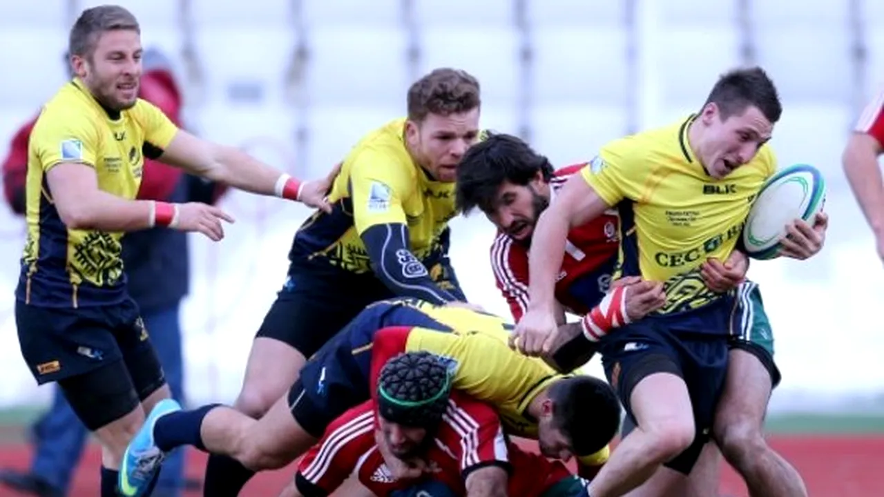 Naţionala de rugby a României a fost învinsă de Georgia, scor 22-9, şi a încheiat CEN pe locul 2