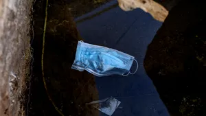 Coronavirus. Măştile chirurgicale au nevoie de secole pentru a se descompune în natură?