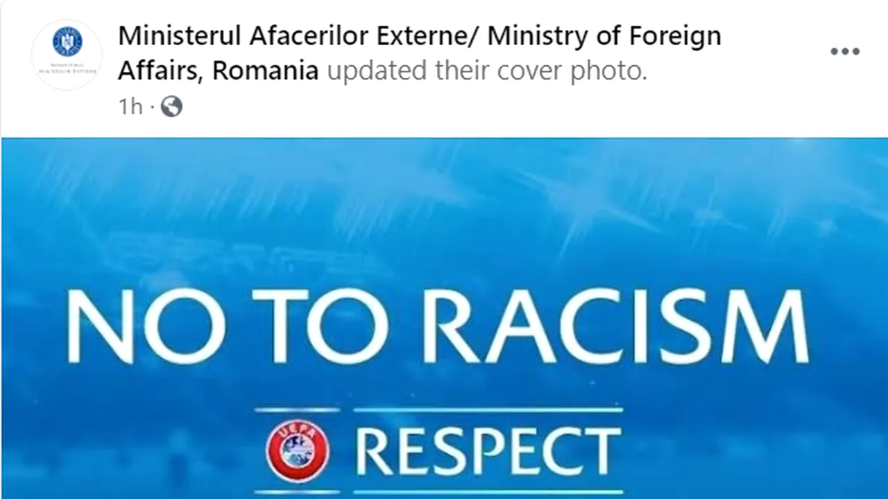 Reacţia Ministerului Afacerilor Externe după scandalul de la meciul dintre PSG şi Istanbul Başakşehir, aspru criticată pe Facebook