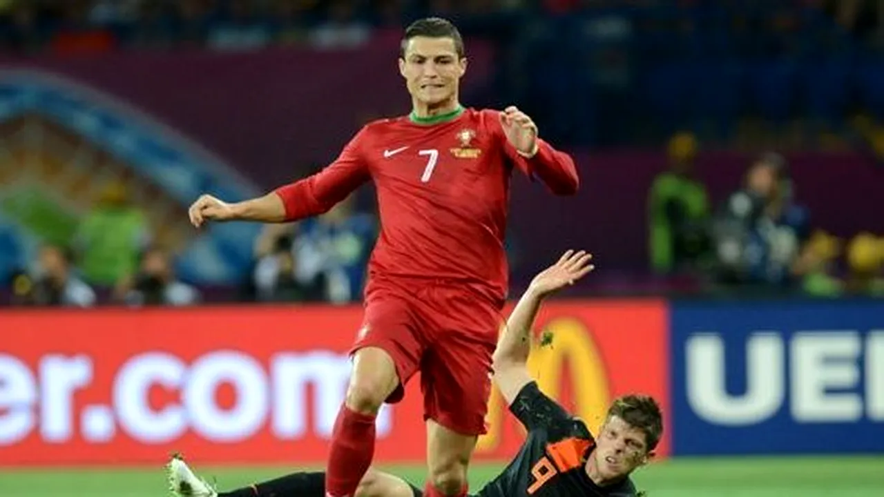 EURO-2012: PORTUGALIA a învins OLANDA, scor 2-1, şi s-a calificat în sferturi