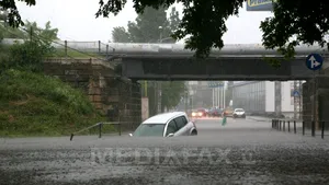 Cluj: O persoană a fost dată dispărută în urma unei viituri - VIDEO