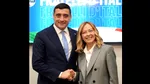 George Simion s-a întâlnit la Roma cu premierul Italiei, Giorgia Meloni: „Avem prieteni, avem aliați”