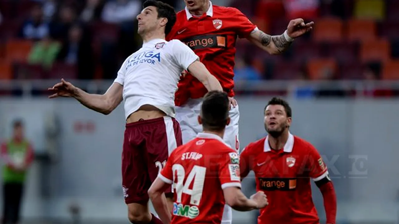 Dinamo a învins Rapid, scor 2-0, în Liga I