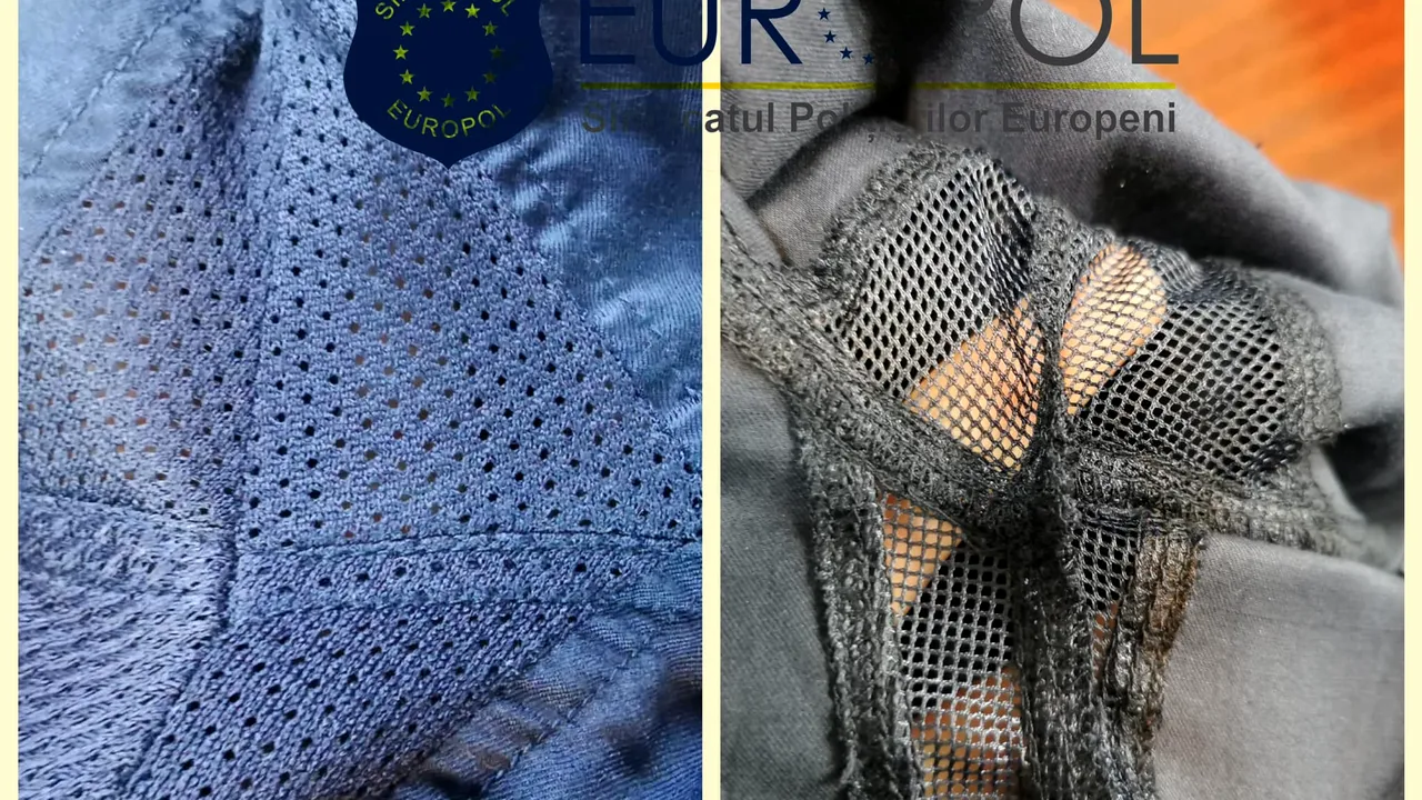 Europol acuză diferenţe între prototipul de cămaşă prezentat în 2022 şi cele primite de poliţişti