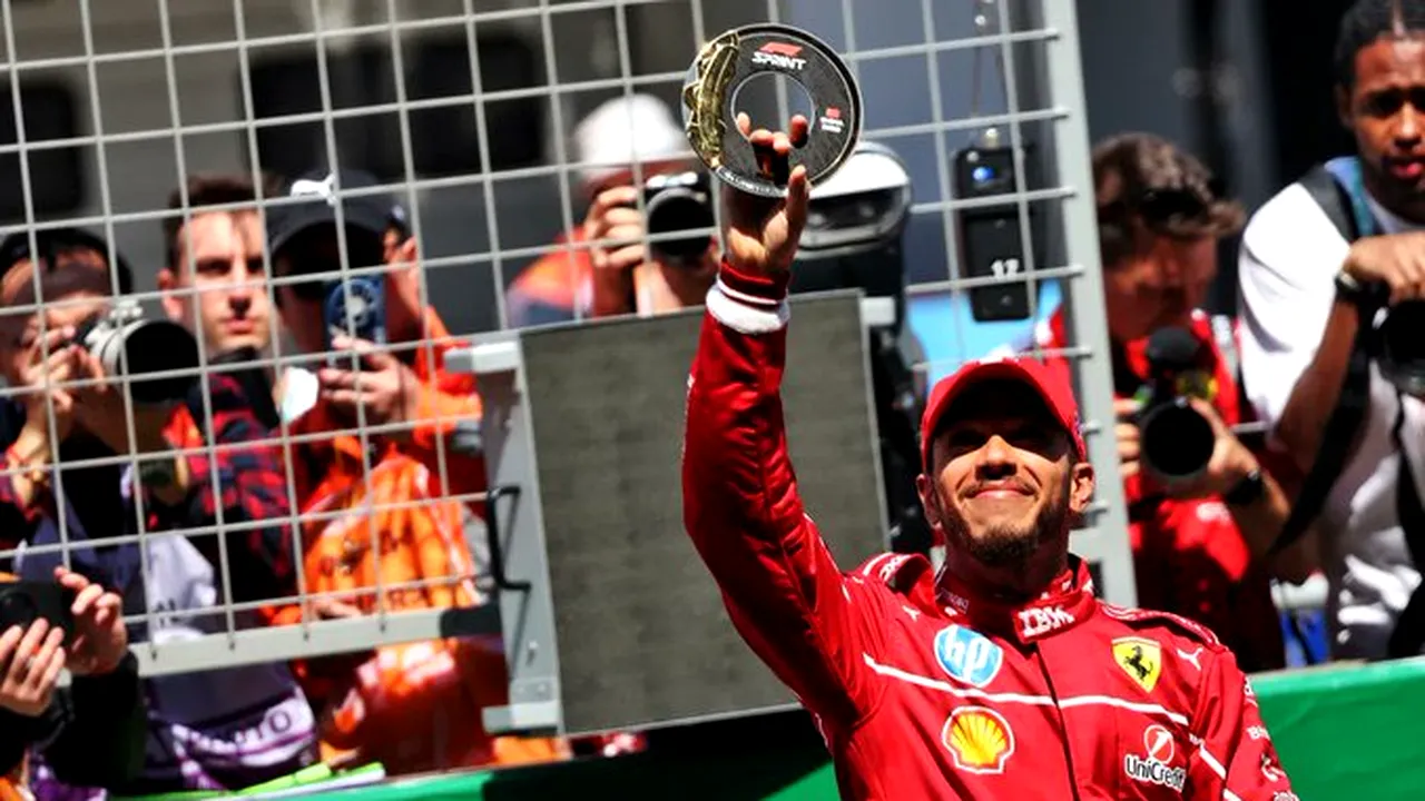 Formula 1: Hamilton obţine prima victorie cu Ferrari în cursa sprint din China