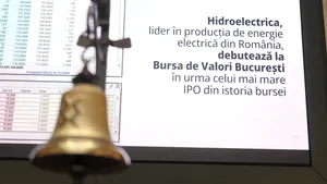 Hidroelectrica vine la cota bursei la o evaluare de 49,5 miliarde de lei. Acţiunile H2O, avans de 5,8%