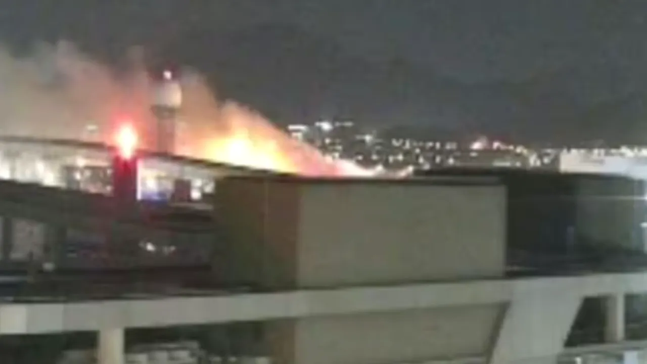 Un nou incident. Un avion a luat foc pe aeroportul din Busan, Coreea de Sud