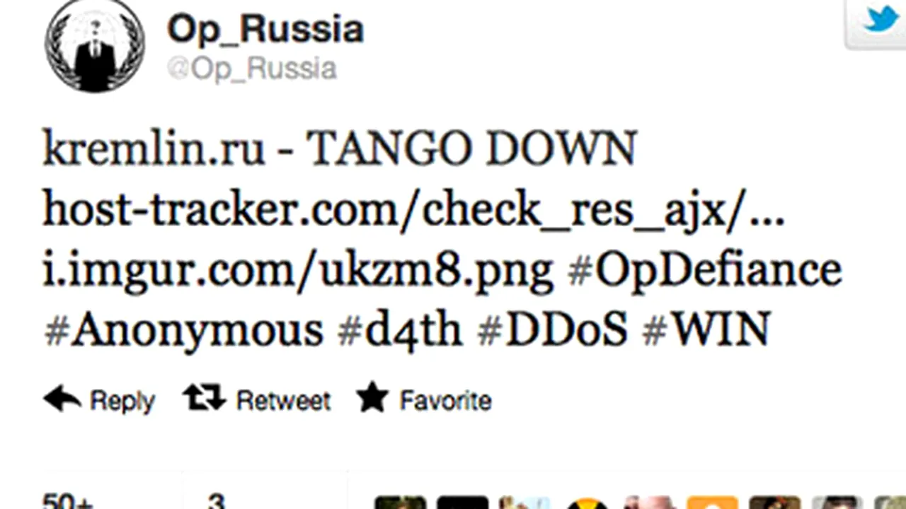 Site-ul Kremlinului, atacat de hackerii ruşi din cadrul Anonymous