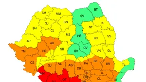 Patru judeţe din sudul ţării, sub val de caniculă extremă. ANM a emis Cod roşu