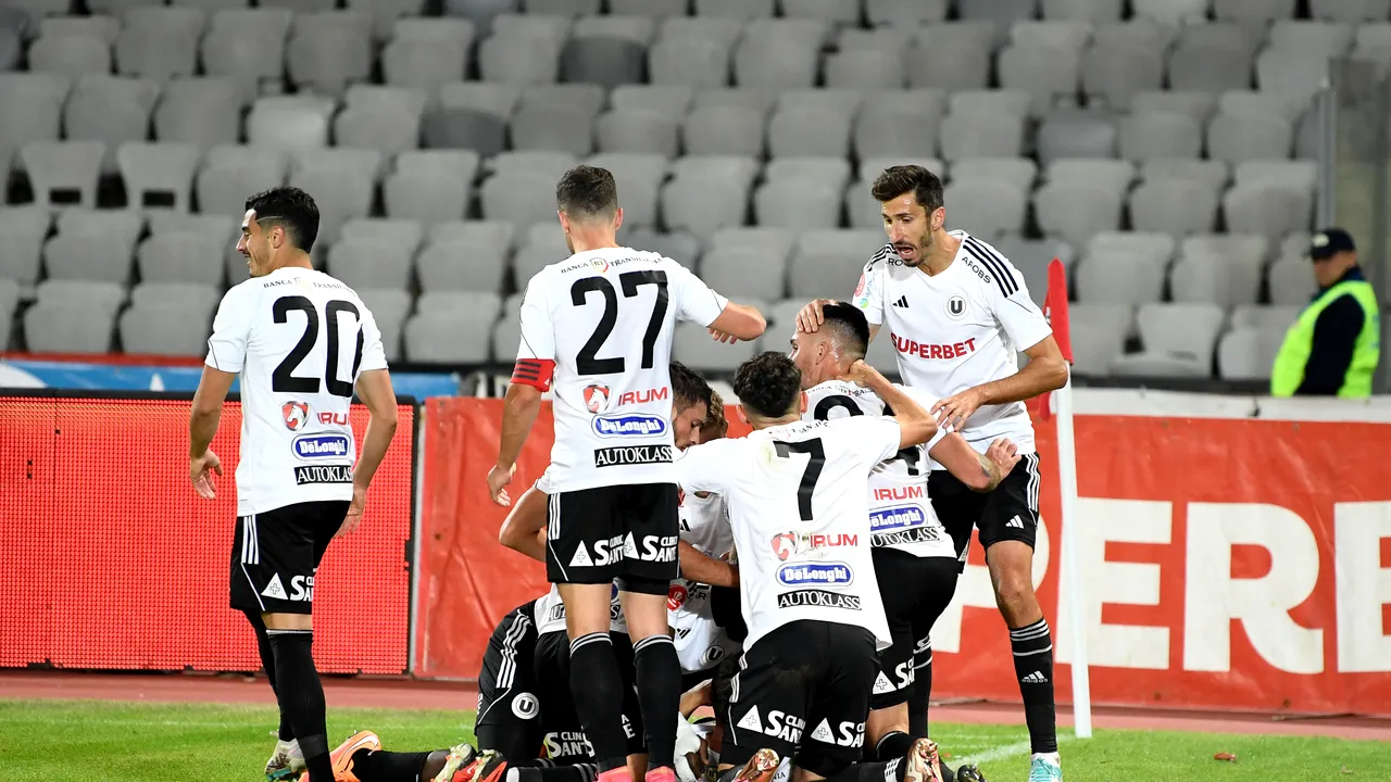 Universitatea Cluj dă o mână de ajutor rivalei CFR cu o remontada în Giuleşti