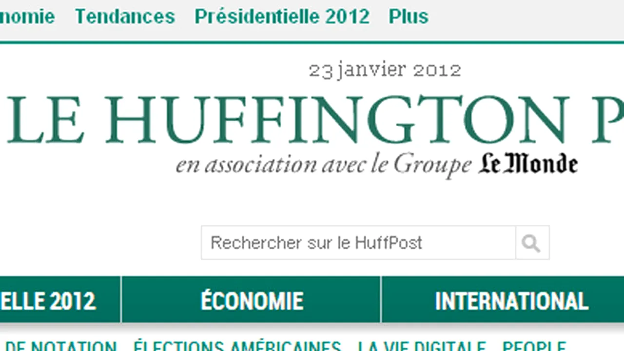 Huffington Post şi-a lansat o versiune în franceză, coordonată de soţia lui Dominique Strauss-Kahn