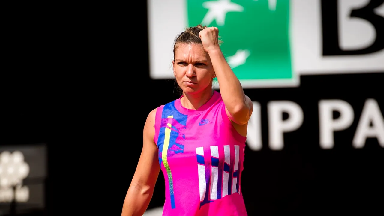 Simona Halep s-a calificat în finala turneului de la Roma pentru a treia oară 