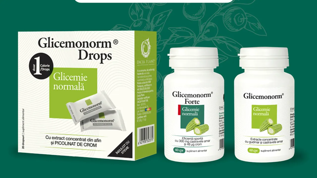 Glicemonorm – glicemie normala in mod natural - ADVERTORIAL