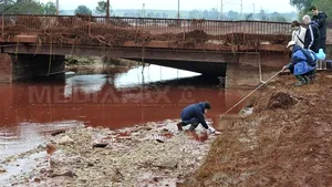 Unda de poluare din Ungaria a ajuns în Dunăre! Autorităţile române nu ştiu încă exact substanţa care a poluat apele Ungariei şi nici cantitatea ei - VIDEO
