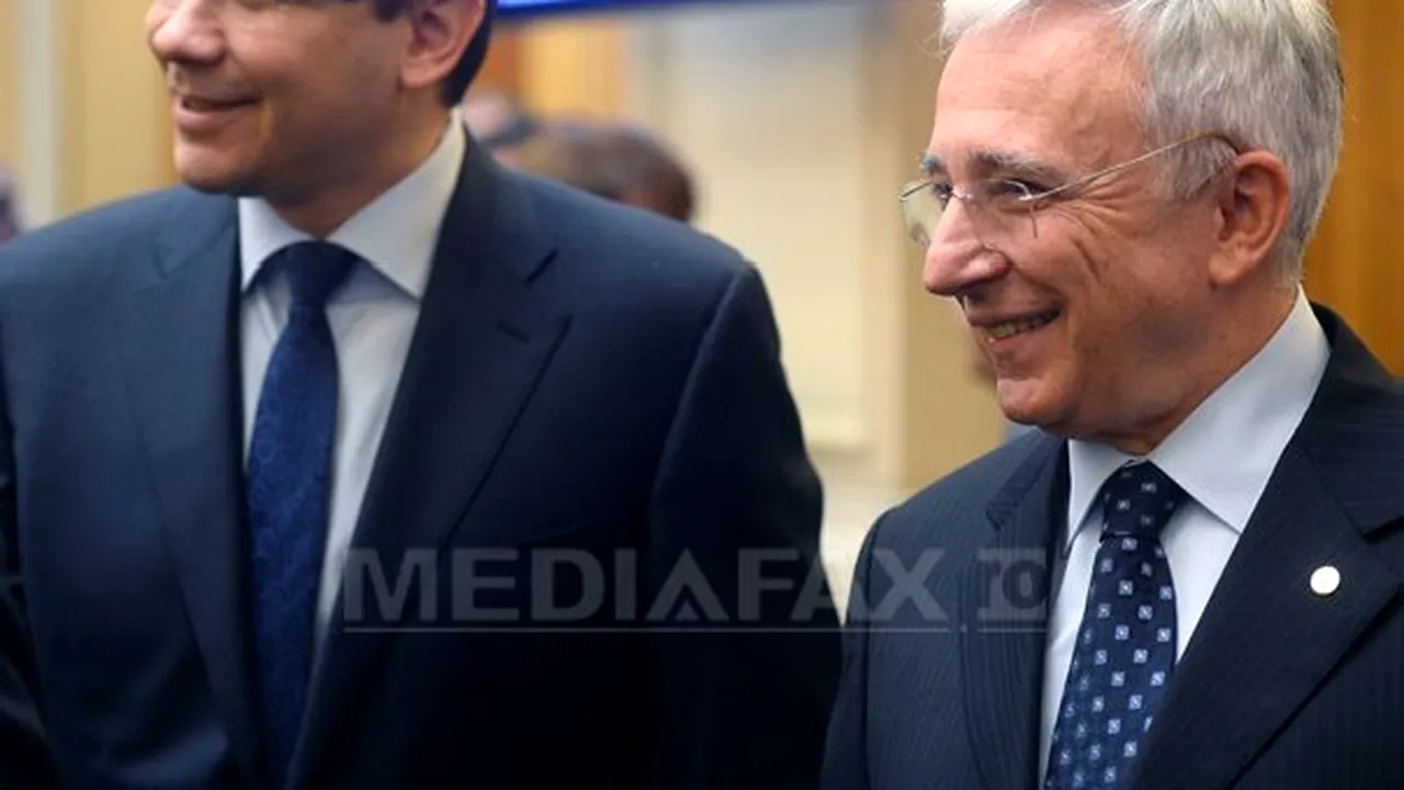 Ponta a venit la BNR pentru a discuta cu Isărescu despre ratele la bănci. La discuţie participă Chiţoiu şi conducerea ASF