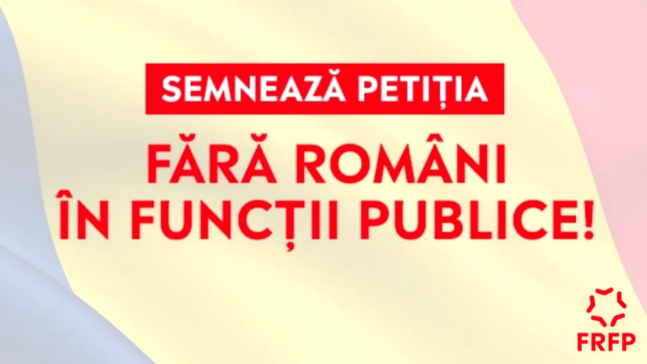 Reacţii la petiţia „Fără români în funcţii publice”. Ce cred oamenii despre iniţiativa lansată astăzi de ONG-ul autohton FRFP