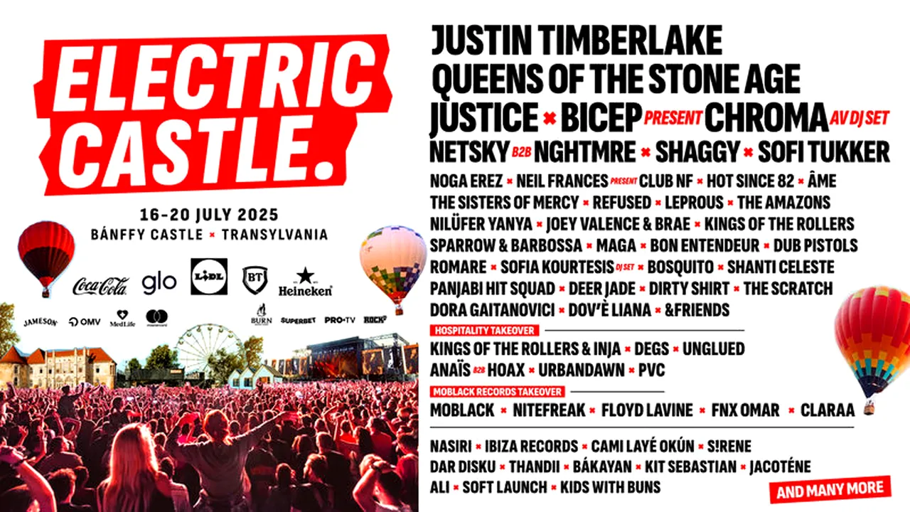 Electric Castle 2025 s-a încheiat cu un nou record de participanți