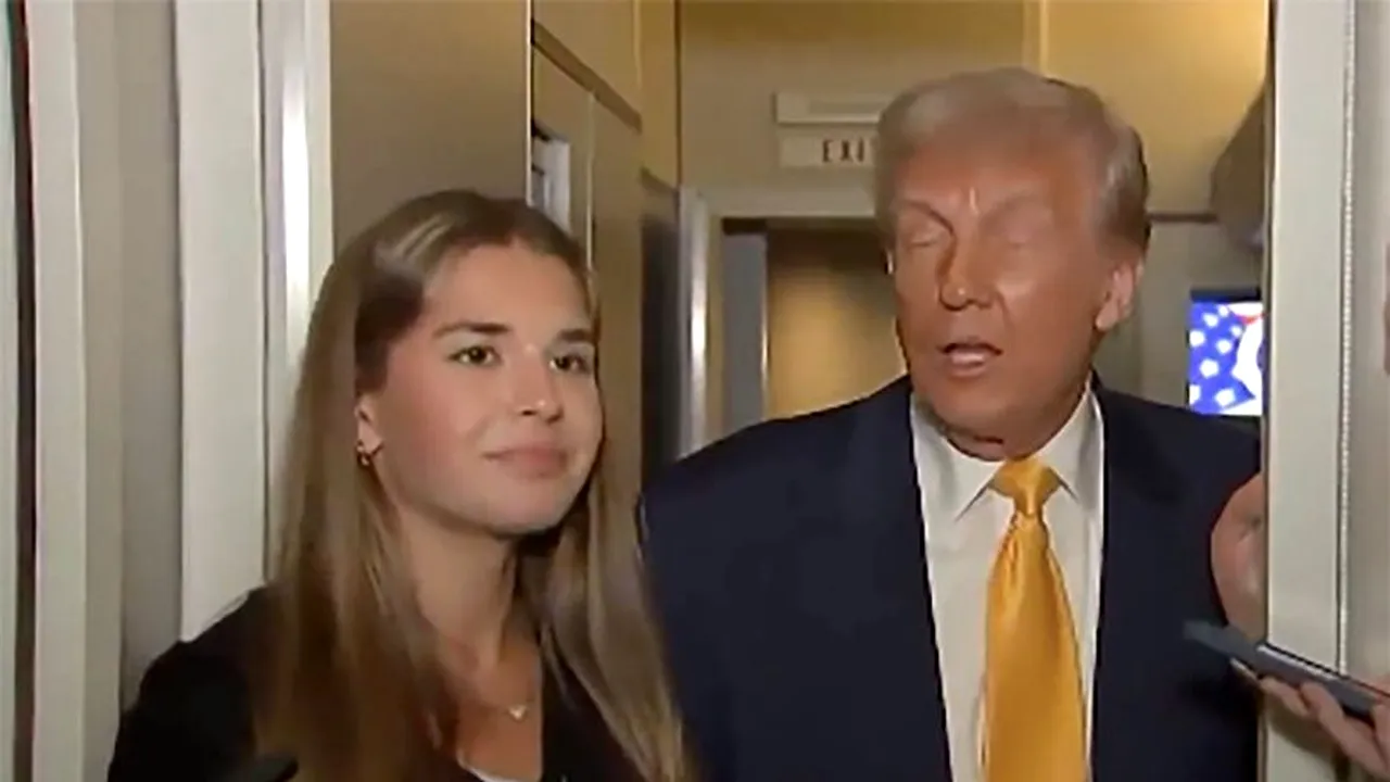 Trump și-a prezentat nepoata jurnaliștilor: „ei sunt știrile false”