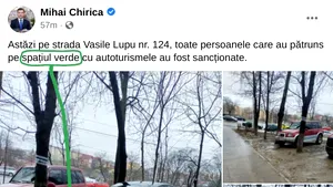 „Glumele despre Chirica se fac singure”. Primarul Iaşiului, ironizat de colegii de coaliţie, după o postare în care se lăuda cu amenzi