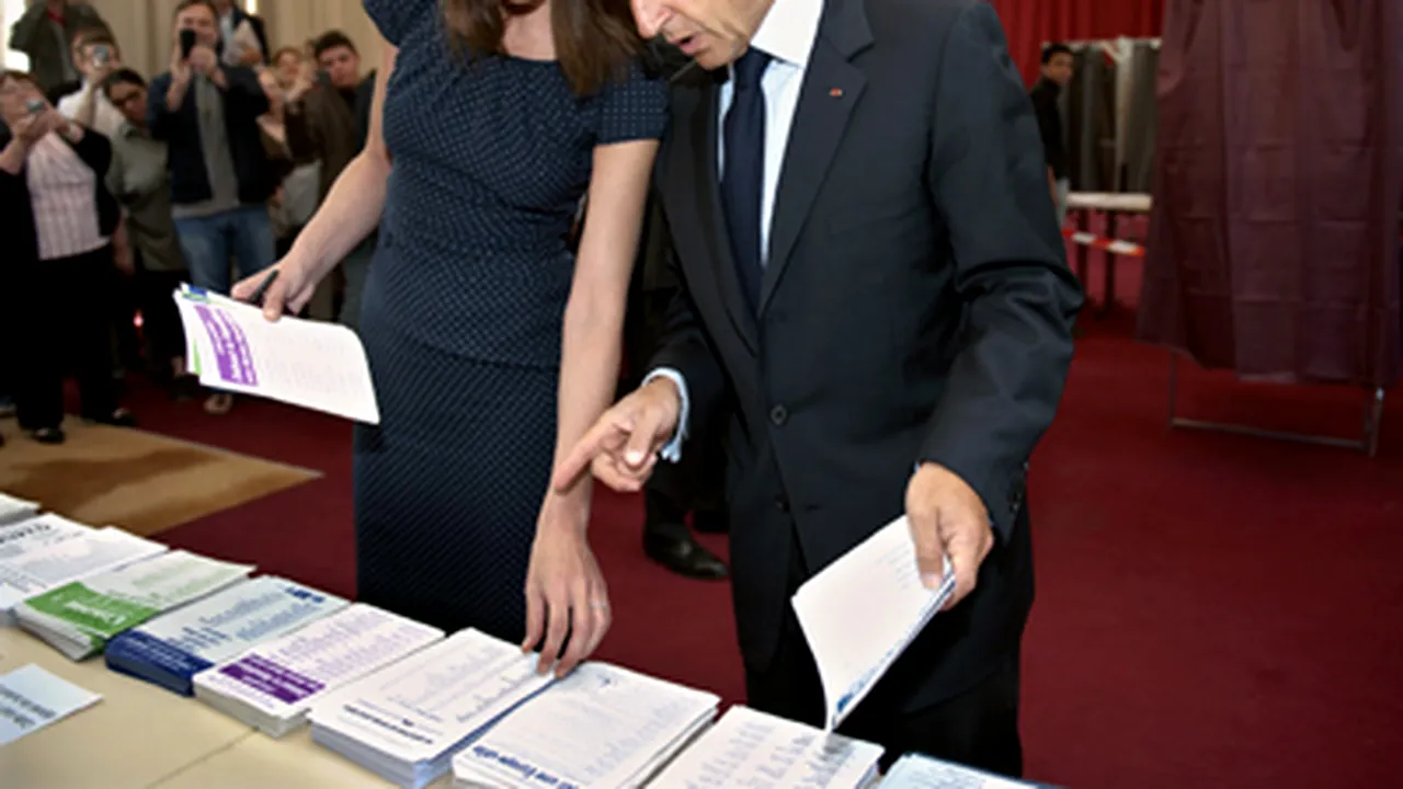 Alegeri PE: Partidul lui Sarkozy, pe primul loc