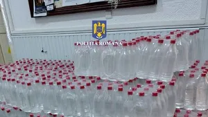 Două tone de alcool confiscate de polițiștii din Suceava, după un flagrant