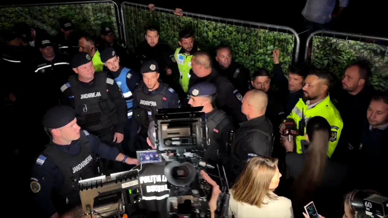 Nicuşor Dan s-a întors cu buldozerele pentru a desfiinţa şantierul lui Băluţă. Poliţia Sector 4 a făcut scut pentru a bloca Poliţia Locală Bucureşti / Poliţia Naţională şi Jandarmeria au venit să oprească conflictul între locali / Anunţul lui Băluţă