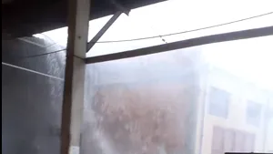 VIDEO Codul roşu din Sălaj a lăsat urmări: curţi inundate, maşini distruse şi copaci căzuţi