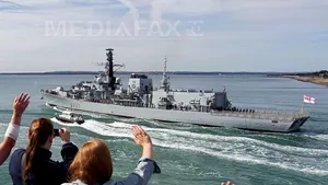 Nava de război britanică HMS Westminster se îndreaptă spre Gibraltar