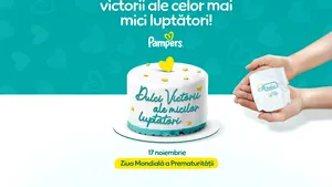 Pampers celebrează micii luptători născuți prematur și continuă donația anuală de scutece către maternități (P)