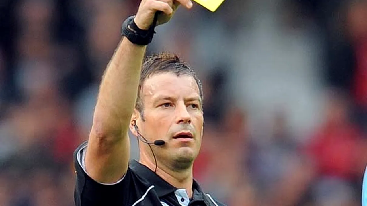 Englezul Mark Clattenburg arbitrează meciul Steaua - Twente