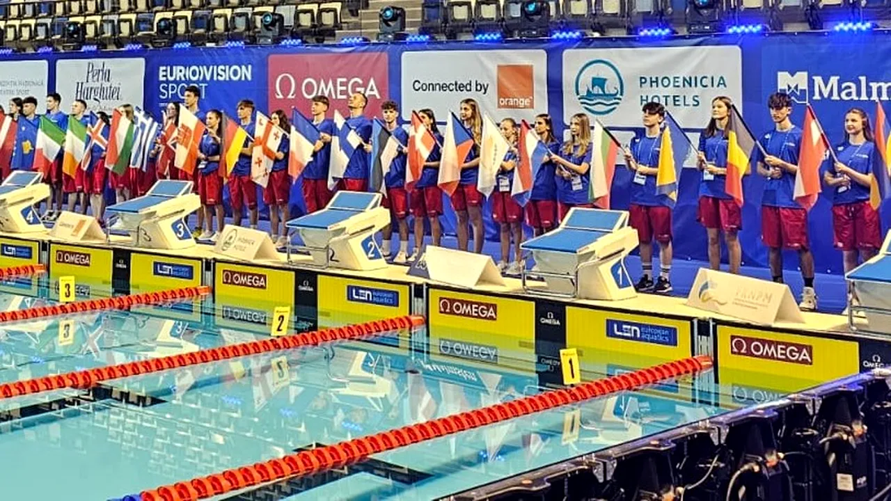 David Popovici & Co, locul 7 în finala probei de ştafetă 4x50 m liber masculin, la europene