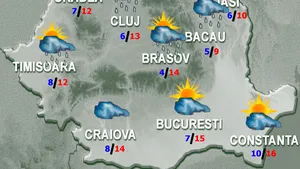 PROGNOZA METEO: Ploi, ceaţă şi burniţă în weekend